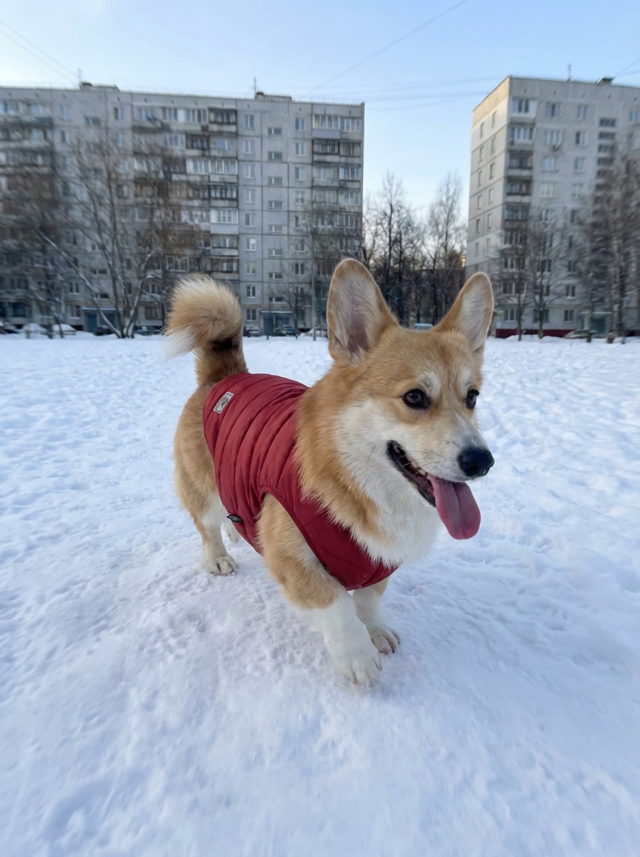 мама корги Молли