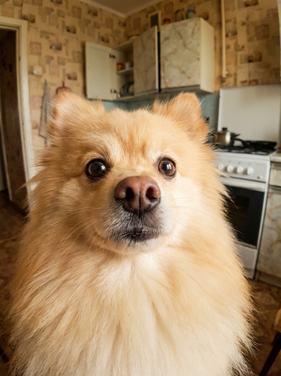 хозяйка шпица Лолы