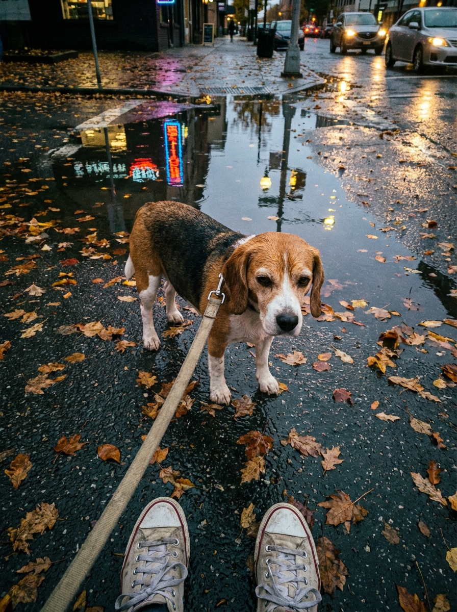 хозяин бигля Тоби